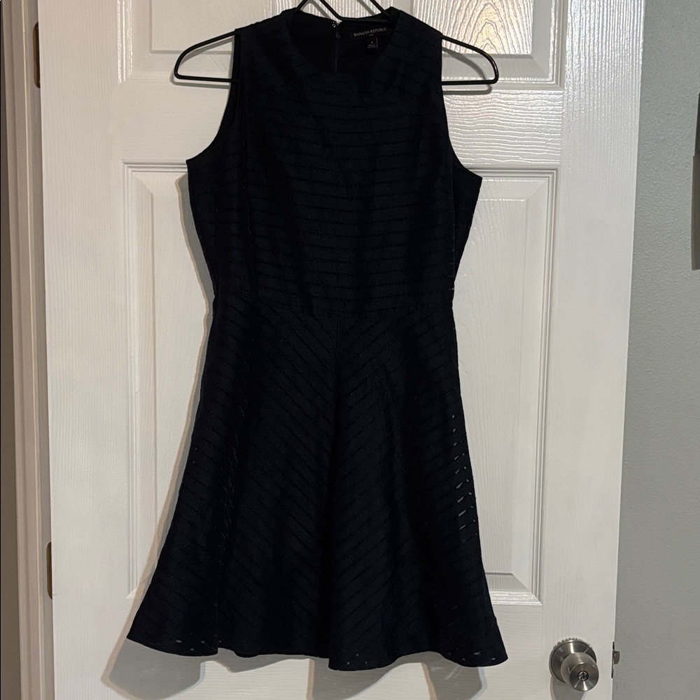 Navy midi dress 4